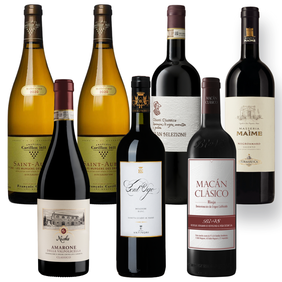 BURG ITALY RIOJA - SET OF 7 BOTTLES