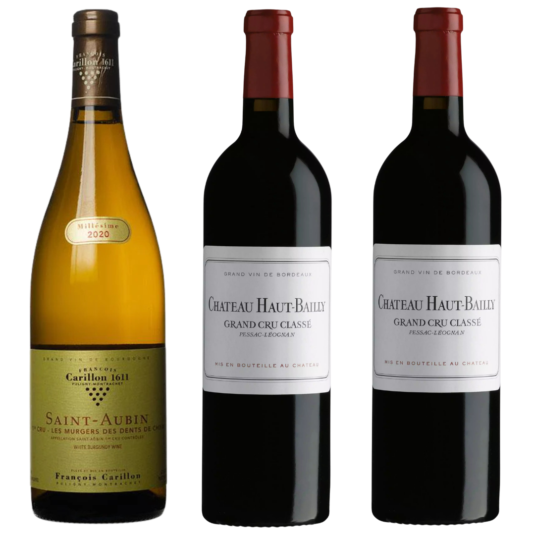 WHITE BURGUNDY and RED BORDEAUX - Set B of 3 BTL