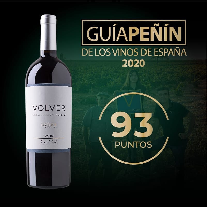 BODEGAS VOLVER, Tempranillo, Cuvee Old Vines, Unfiltered, 2018 - Set of 6 BTL
