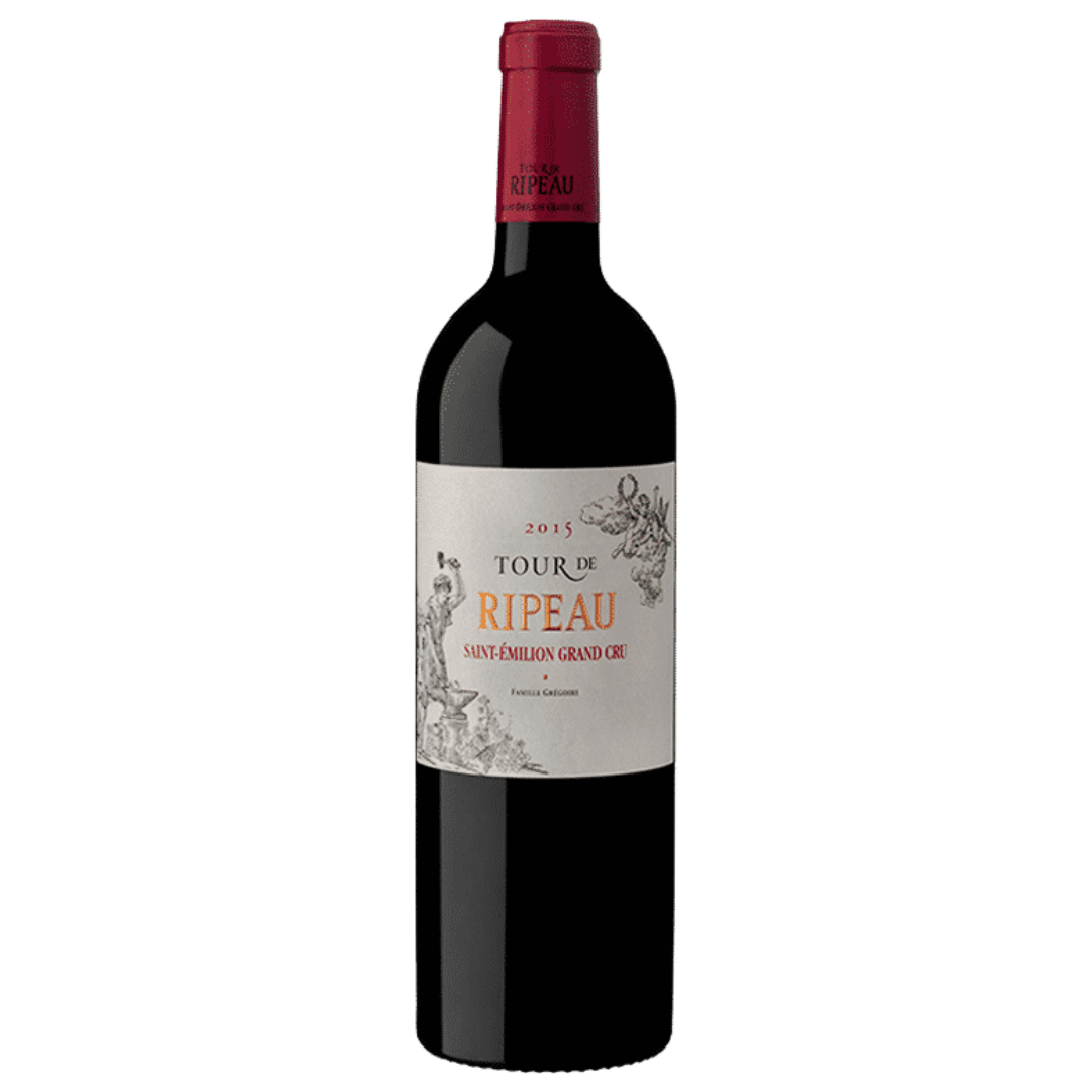 TOUR DE RIPEAU, Saint-Emilion Grand Cru, Bordeaux, 2015 - (EQW)