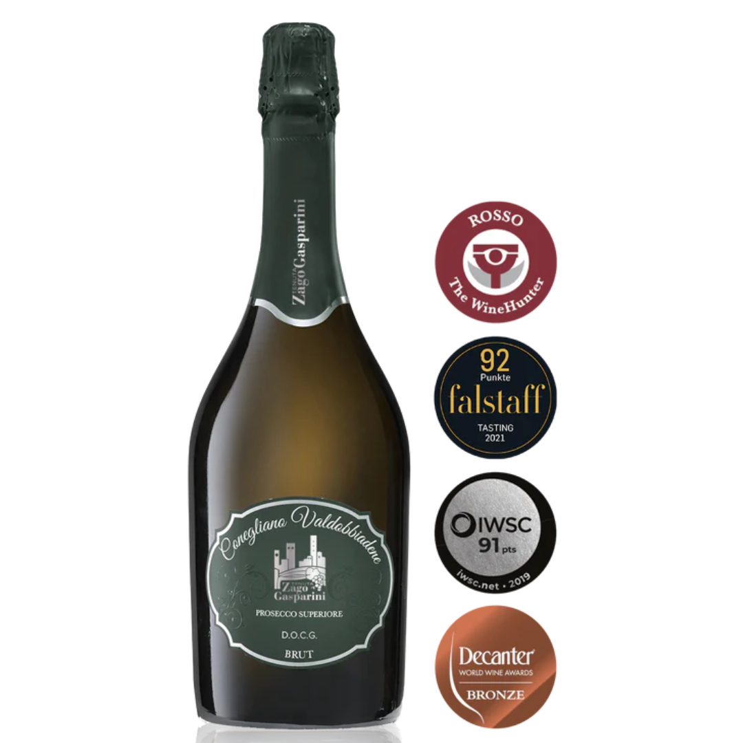 TENUTA ZAGO GASPARINI, Conegliano Valdobbiadene Prosecco Superiore Brut, NV - (EQW)