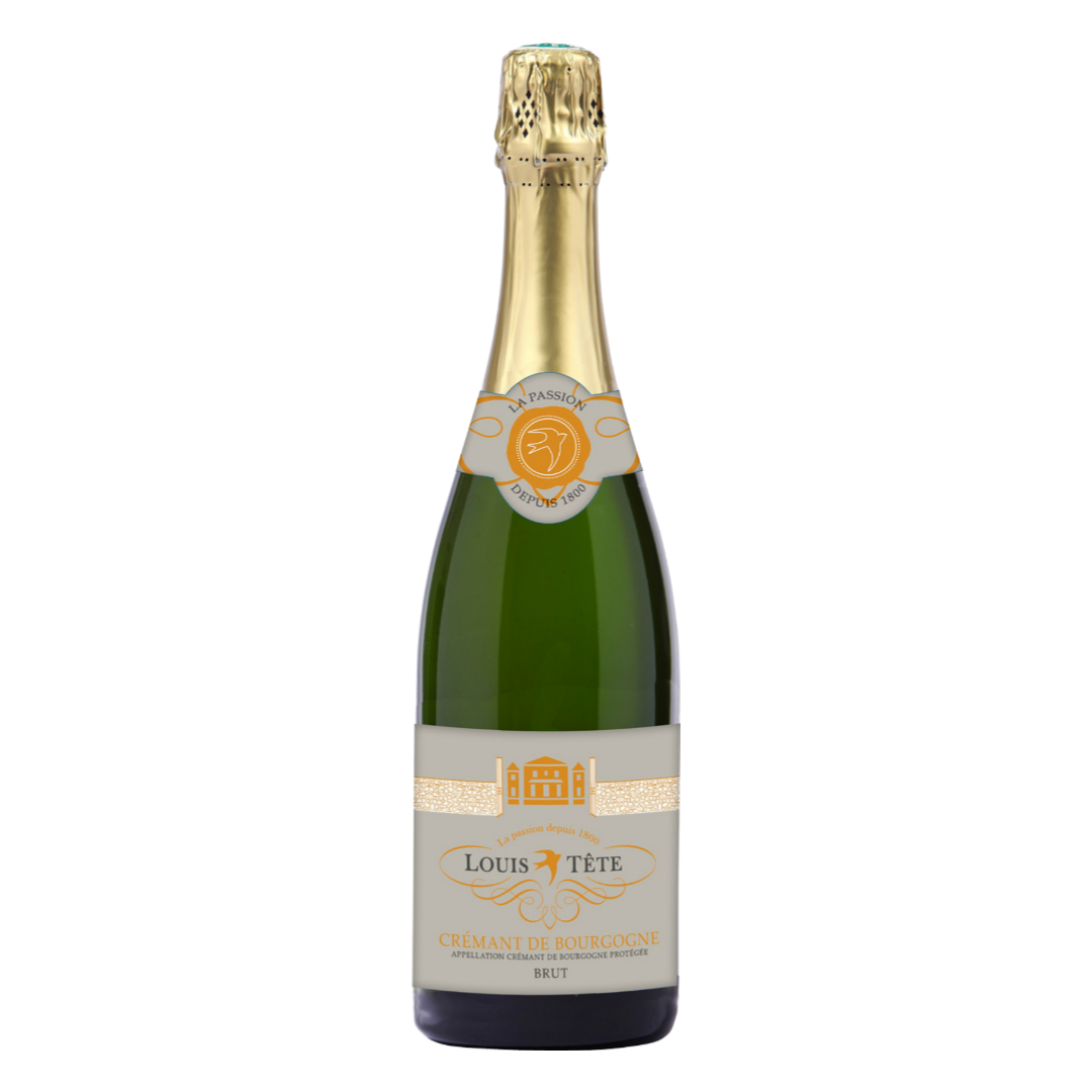 LOUIS TETE, Cremant de Bourgogne (Methode Champagne), NV - (EQW)