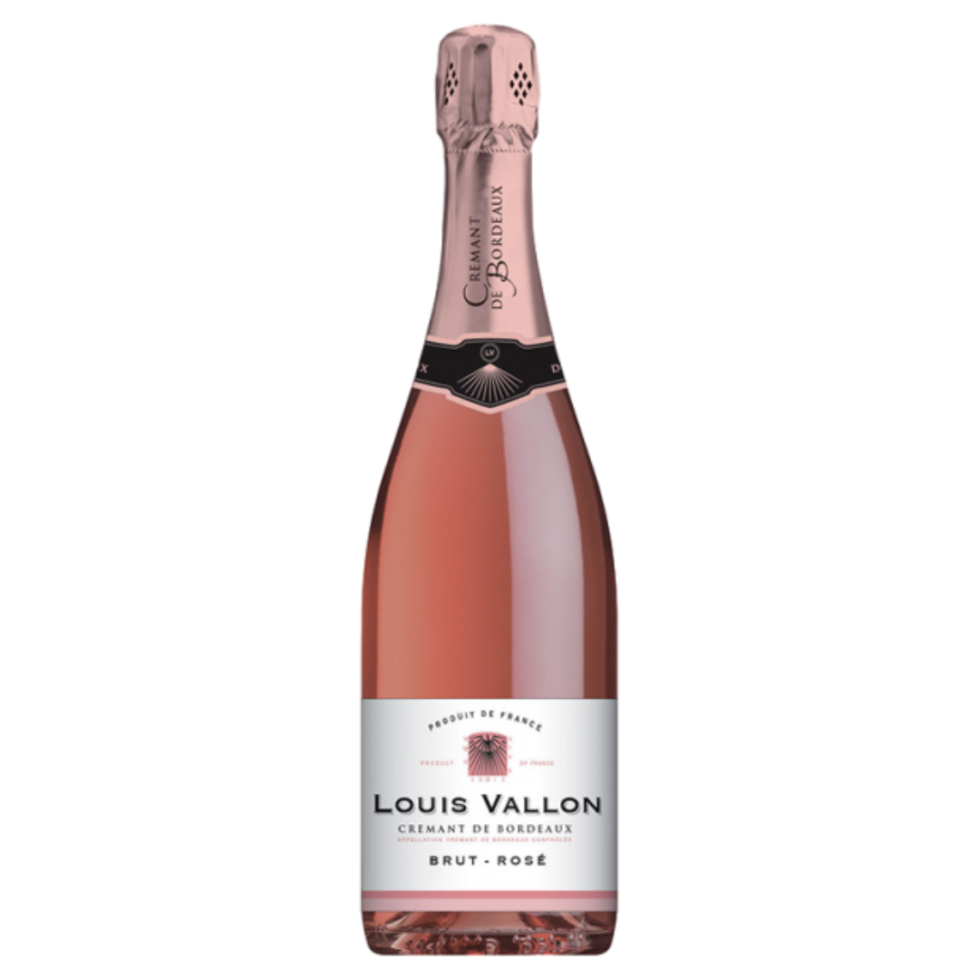 LOUIS VALLON, Cremant de Bordeaux, Rose, Brut, NV - (EQW)