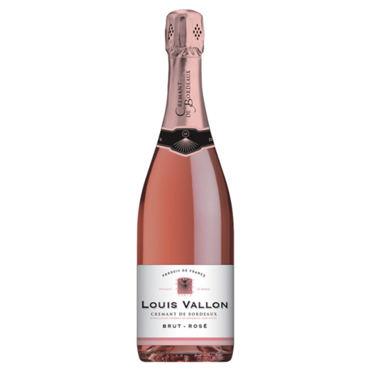 LOUIS VALLON, Cremant de Bordeaux, Rose, Brut, NV - (EQW)