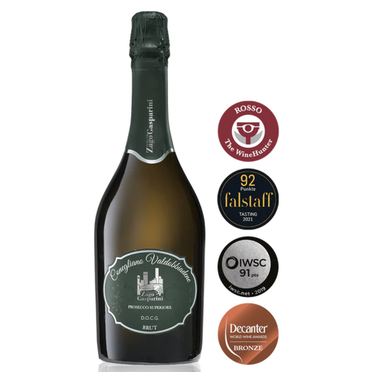 TENUTA ZAGO GASPARINI, Conegliano Valdobbiadene Prosecco Superiore Brut, NV - (EQW)